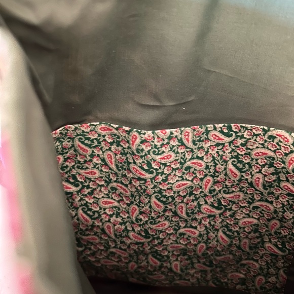 👀 BOHO RETRO HANDMADE VINTAGE SHOULDER BAG 11”X9.75” LARGE INTERIOR POCKET - Picture 8 of 8